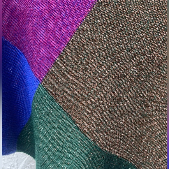 NWOT Sugardolls Vintage Sweater, asymmetrical neckline, ¾ sleeve, XS/Small size - Picture 6 of 6